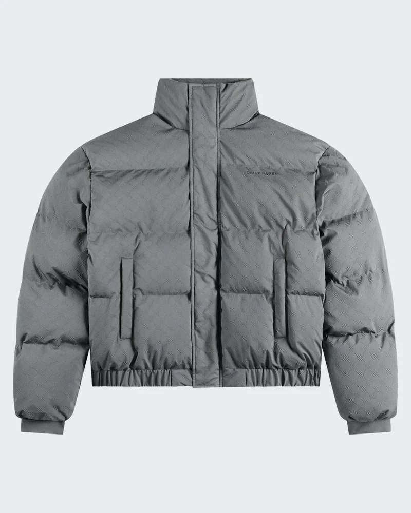 Heren Renako Monogram Puffer Grijs