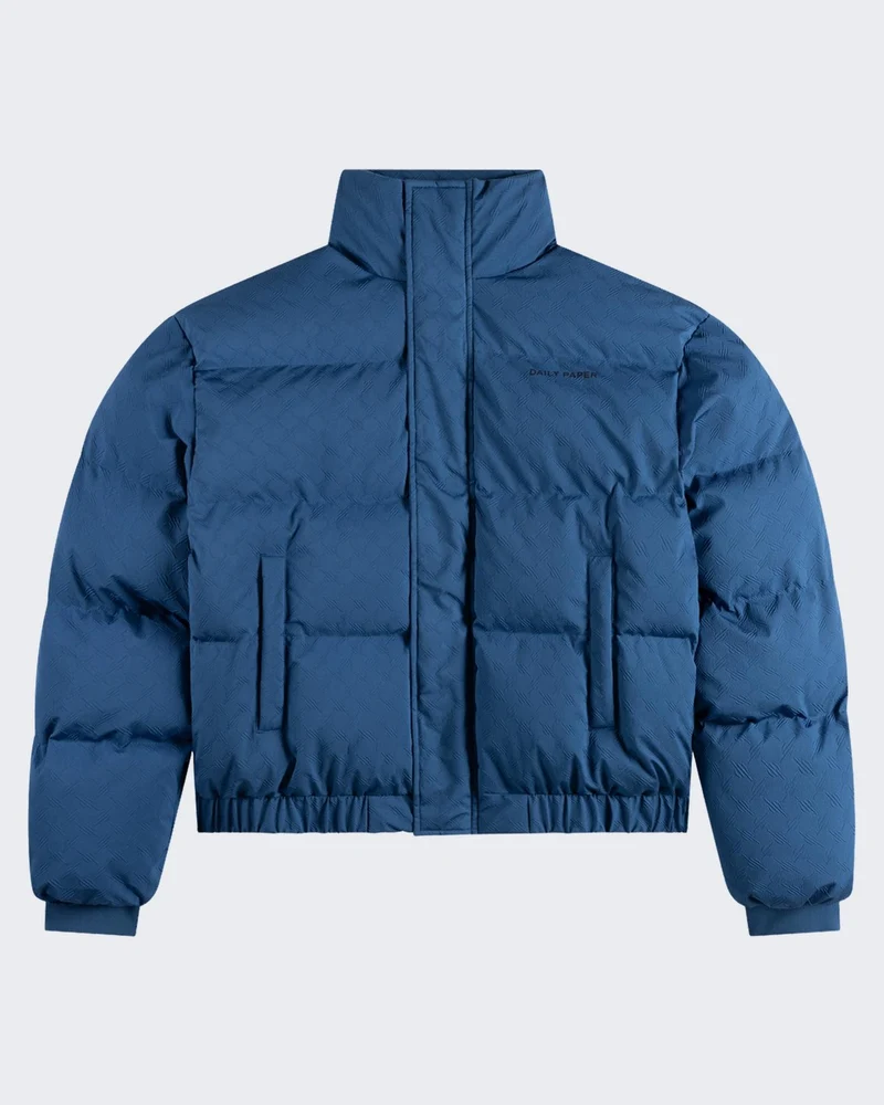 Heren Renako Monogram Puffer Blauw