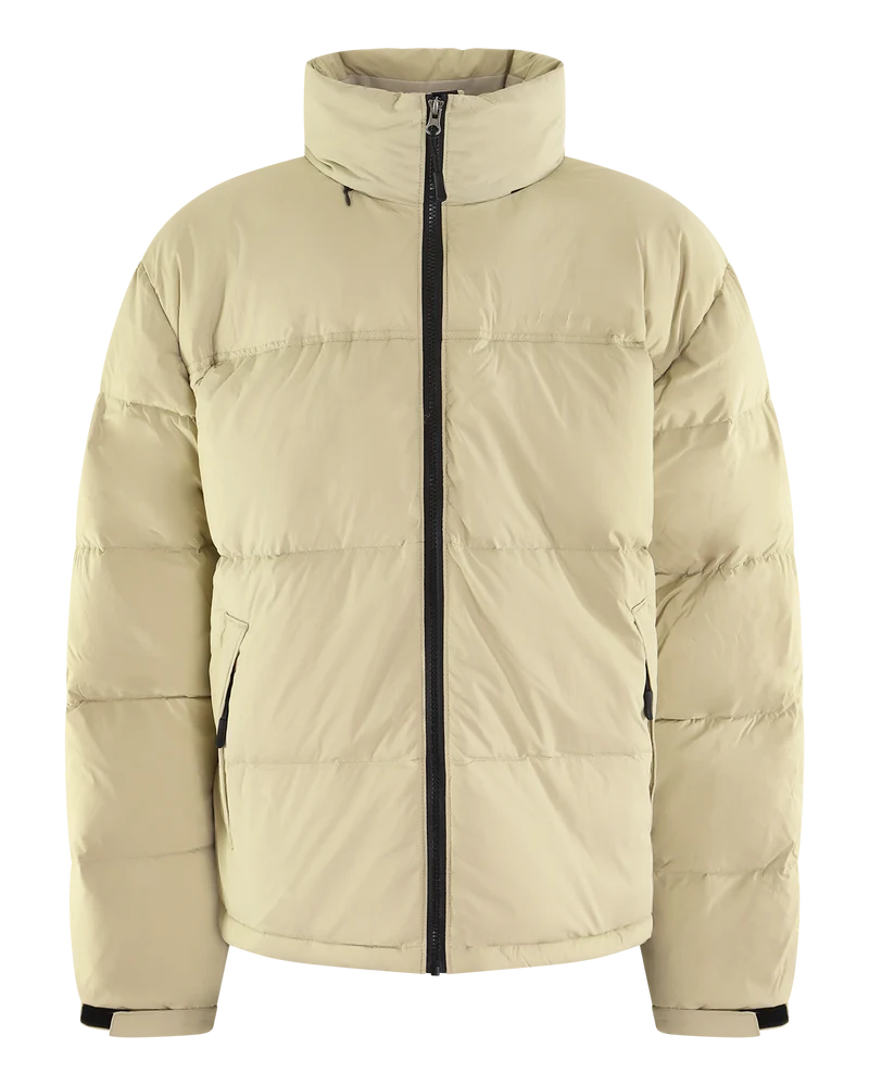 Heren Puffer Jacket Beige