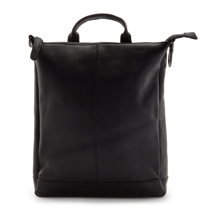 The Chesterfield Brand Saar Black Leather Backpack C58.026100