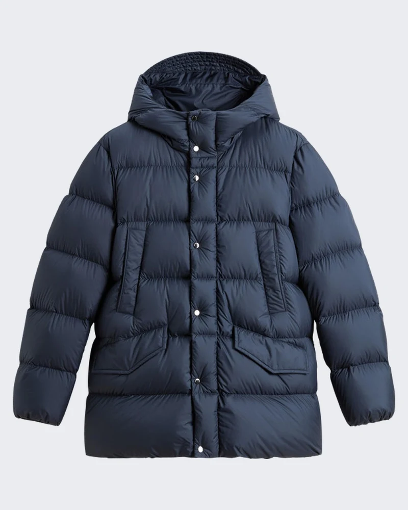 Woolrich Heren Cloud Davis Parka Blauw