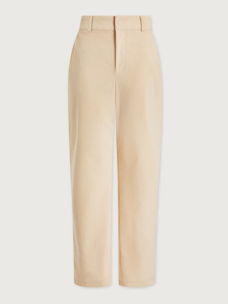 Plush Cord Straight Leg Trouser Regular