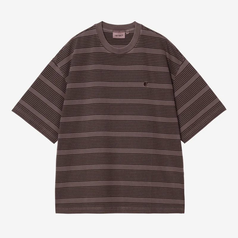Carhartt WIP Heren Hanson gestreept T-shirt | Palissander