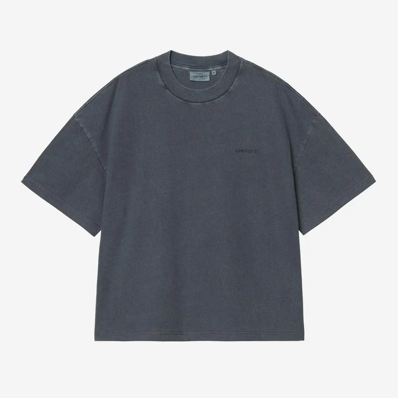 Carhartt WIP Heren Benton T-shirt | Carbon Garment Dyed