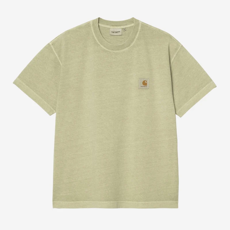 Carhartt WIP Nelson T-shirt voor heren | Zachtgroen geverfd