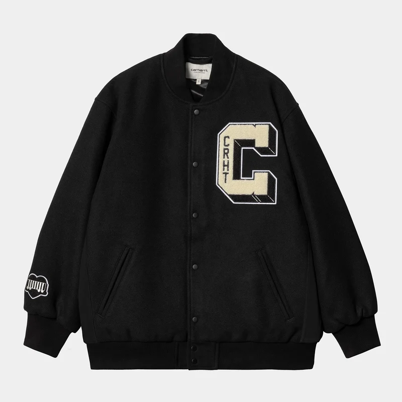 Carhartt WIP Dames Brown Ducks Bomberjack - Zwart
