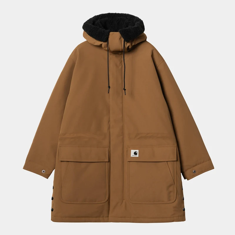 Carhartt WIP Dames Clarton Parka Jack - Hamilton Bruin