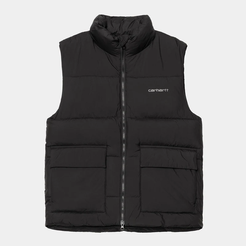 Carhartt WIP Heren Springfield Vest - Zwart / Mistig Grijs