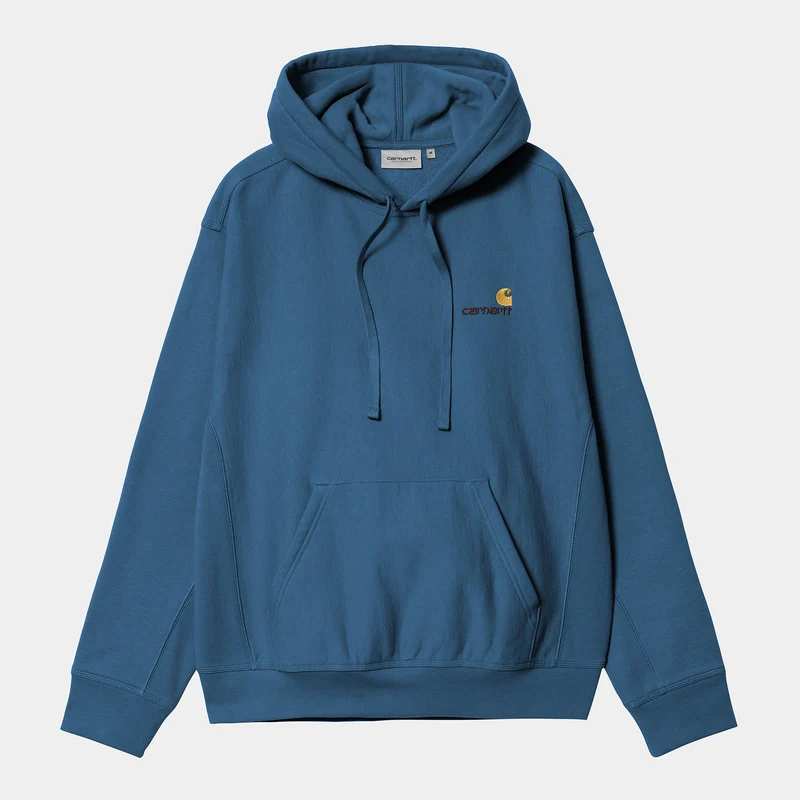 Carhartt WIP HEREN American Script Hoodie - Sodalite