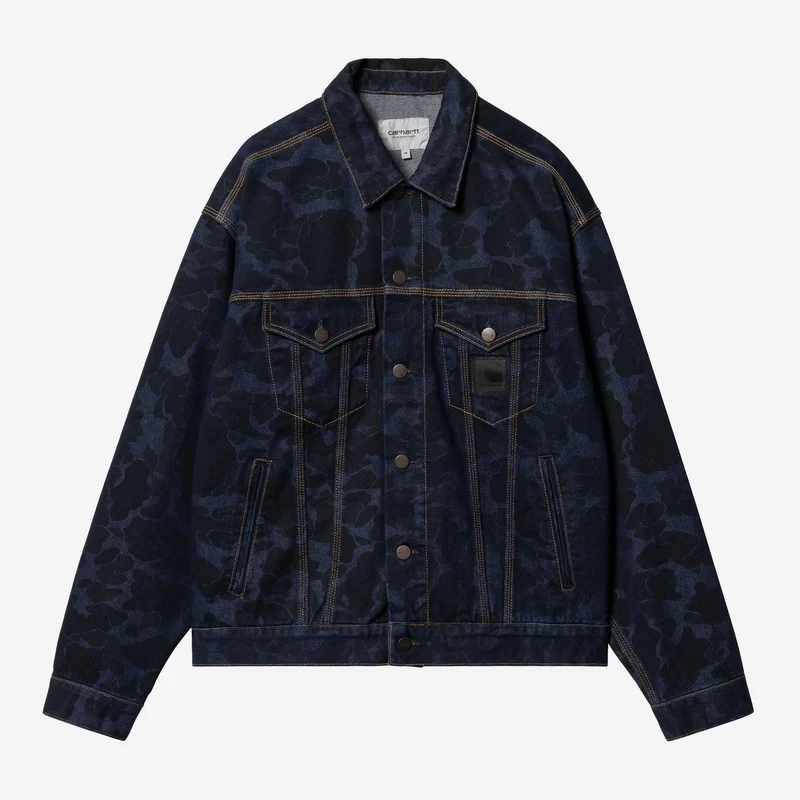 Carhartt WIP Heren Duck Helston-jas | Blue Stone Washed