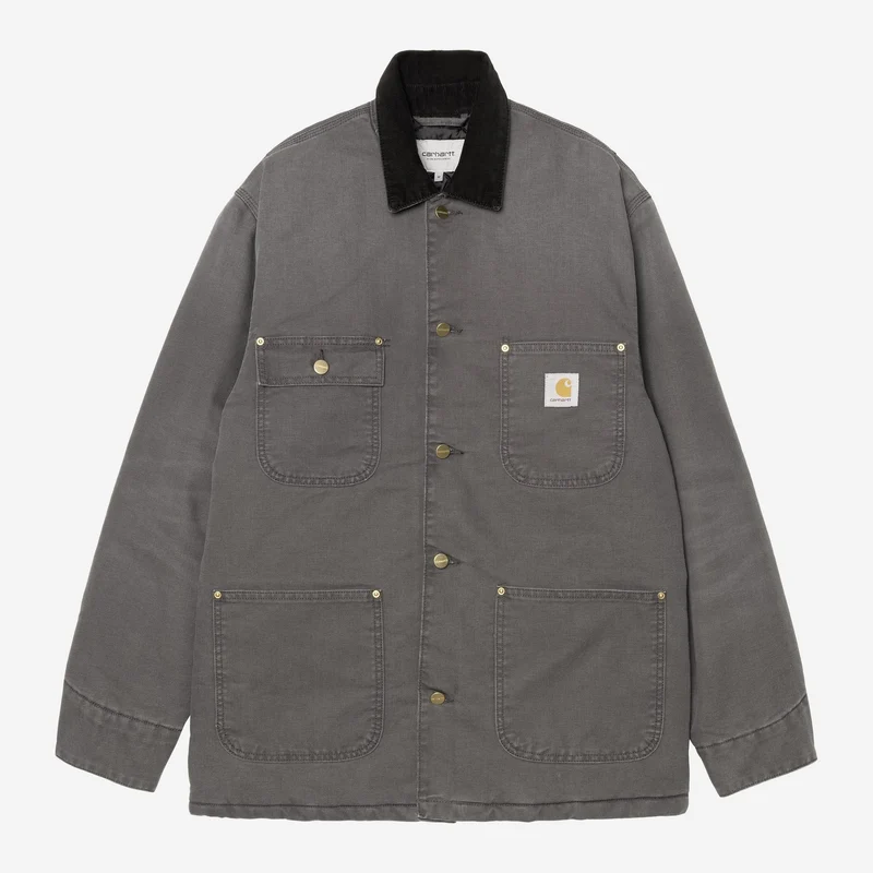 Carhartt WIP Heren OG Chore Coat Jack | Grafiet / Zwart Steen Canvas