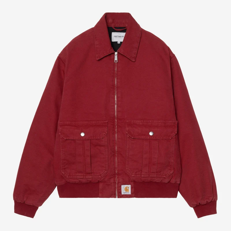 Carhartt WIP Heren Stanton Jas | Scharlakenrood