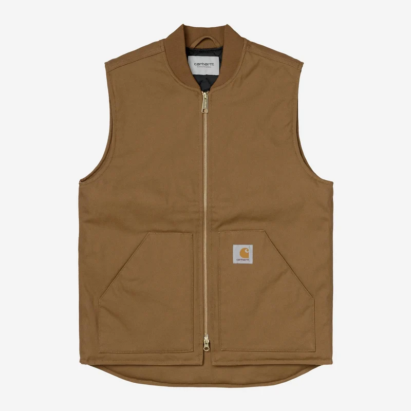 Carhartt WIP Heren Klassiek Vest | Hamilton Bruin Rigid
