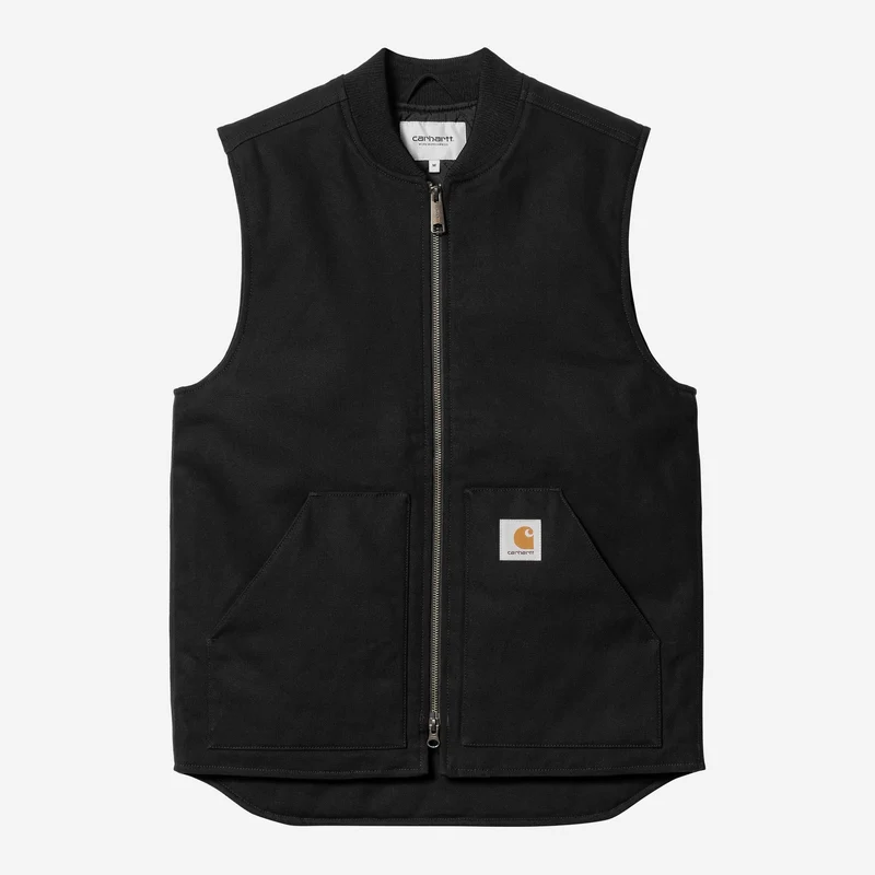 Carhartt WIP Heren Klassiek Vest | Zwart Stijf