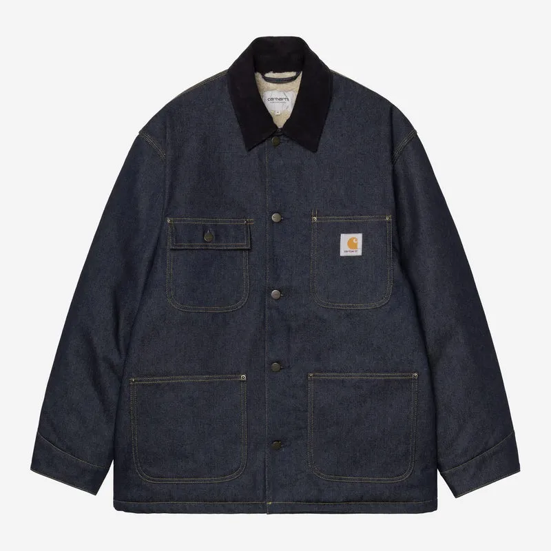 Carhartt WIP Heren OG Chore Maitland denim jas | Blauw / Donker Marine Stijf