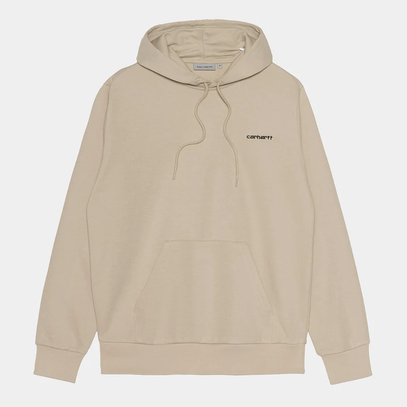 Carhartt WIP Heren sweattop met capuchon en scriptborduursel - muur