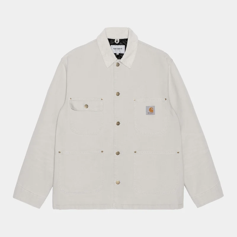 Carhartt WIP Heren Chore Aged Canvas Biologisch Katoenen Jas - Hamer