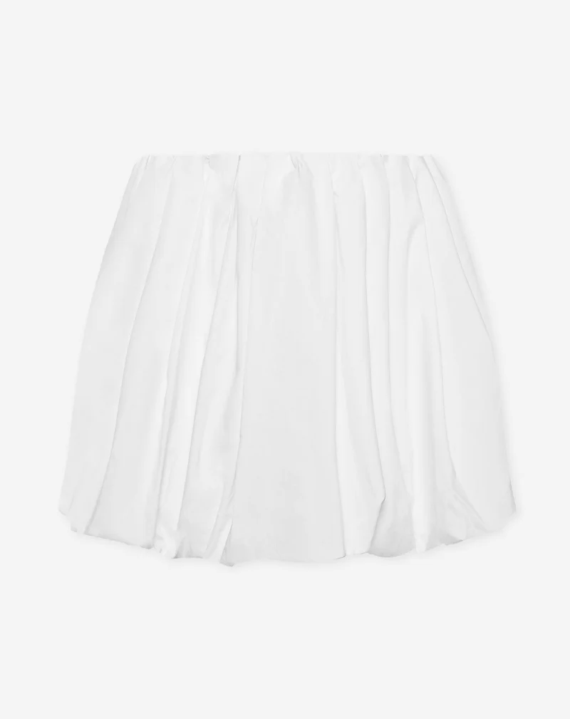 BUBBLE HEM SKIRT WIT