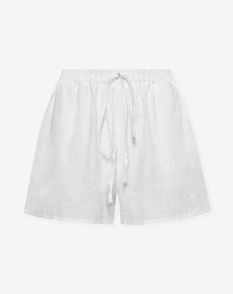 CARMEN LINEN SHORTS WIT