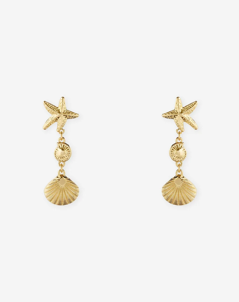 MULTI SEASHELL EARRINGS