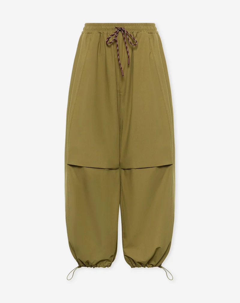 DILARA BALLOON PANTS OLIJFGROEN