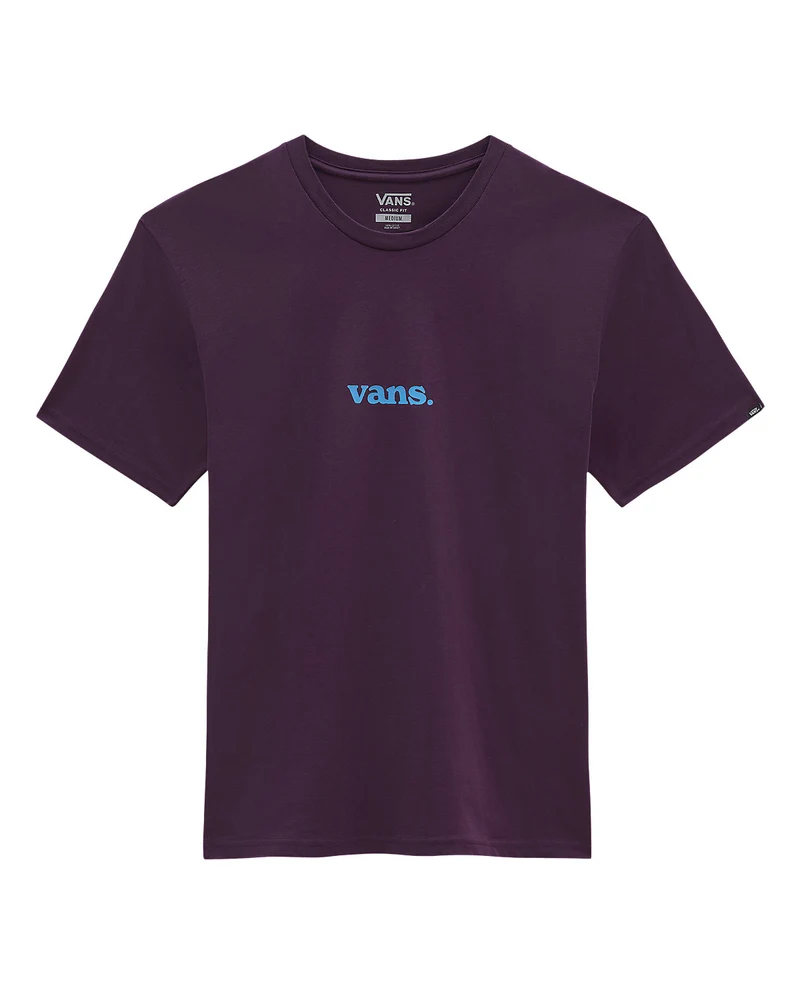 VANS Heren Lower Corecase T-shirt - Blackberry / Malibu Blauw