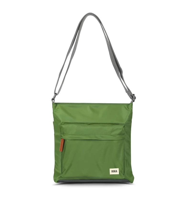 ROKA Kennington B Avocado Medium Gerecyclede Nylon Tas