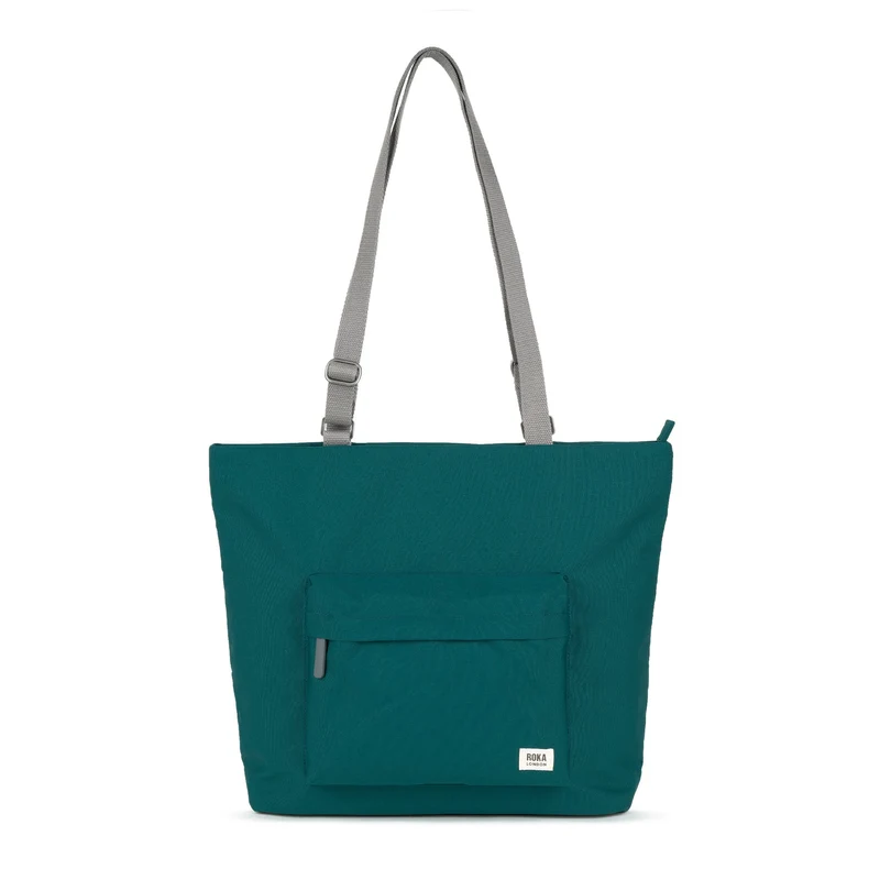 ROKA Trafalgar B Teal gerecyclede canvas tas