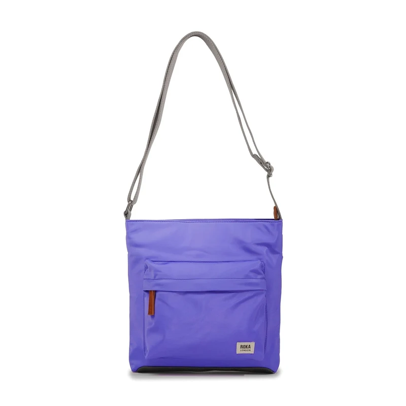 ROKA Kennington B Simple Purple Medium tas van gerecycled nylon
