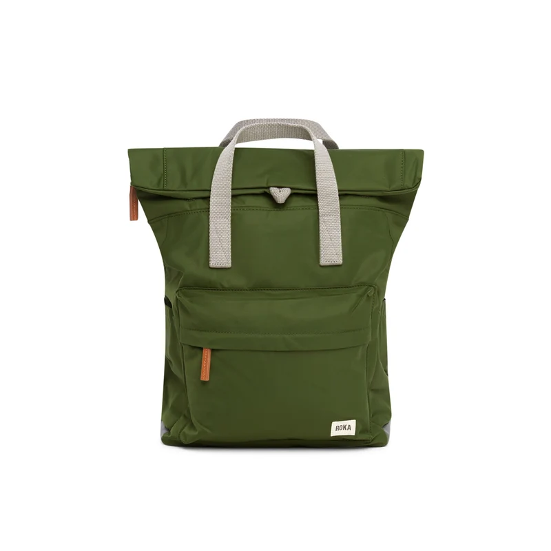 ROKA Canfield B Avocado Medium Gerecyclede Nylon Tas