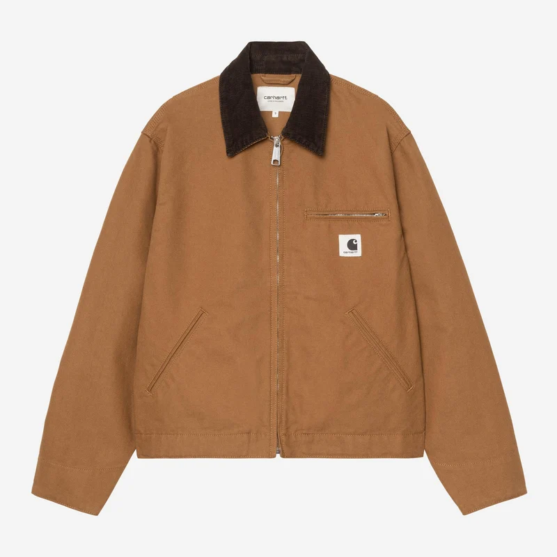 Carhartt WIP DAMES OG Detroit Jas | Hamilton Brown / Tobacco Rinsed