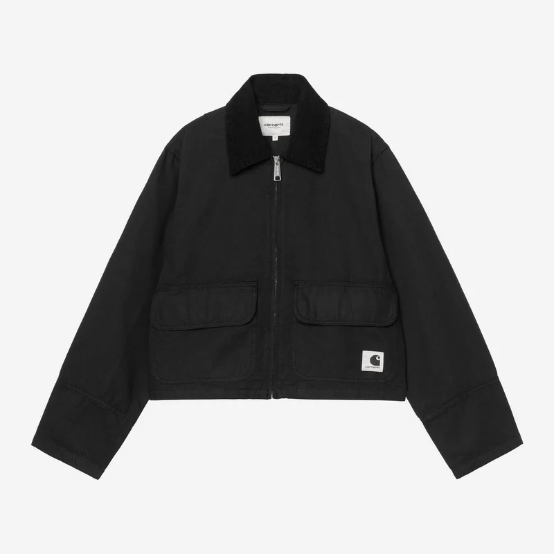 Carhartt WIP Damesjas Prescott | Zwart / Zwart