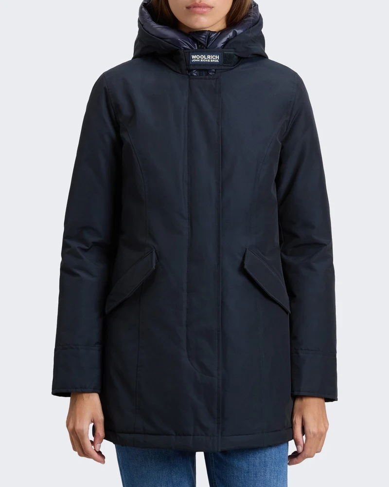 Dames Arctic Parka winterjas met capuchon Blauw