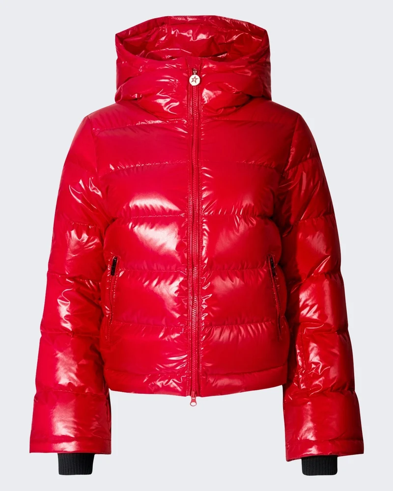 Dames Flared ski-jas in rood