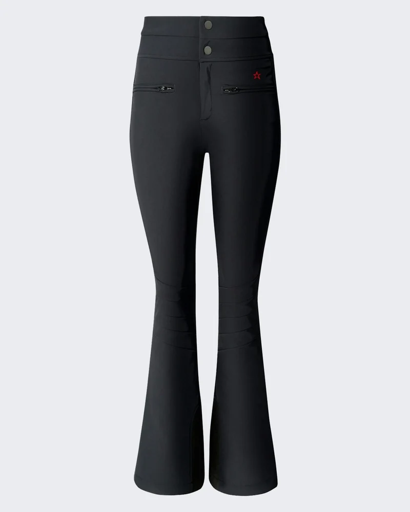 Dames Hoge taille ski broek Aurora Zwart
