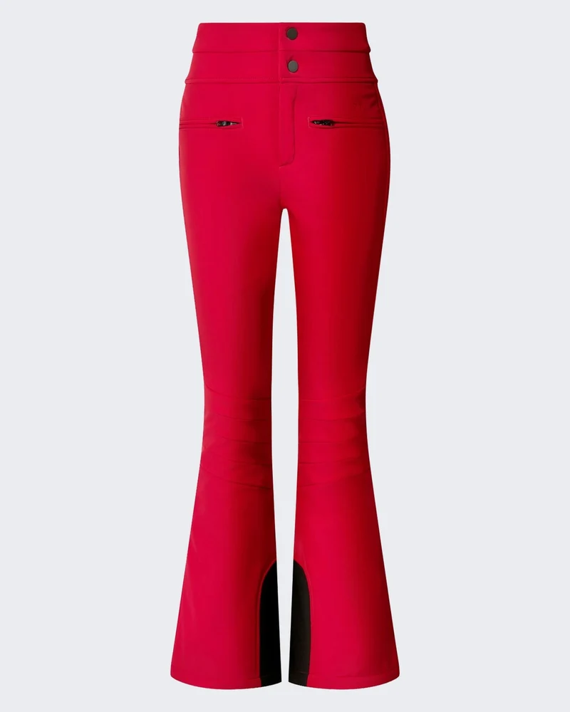 Dames Skibroek met hoge taille Rood