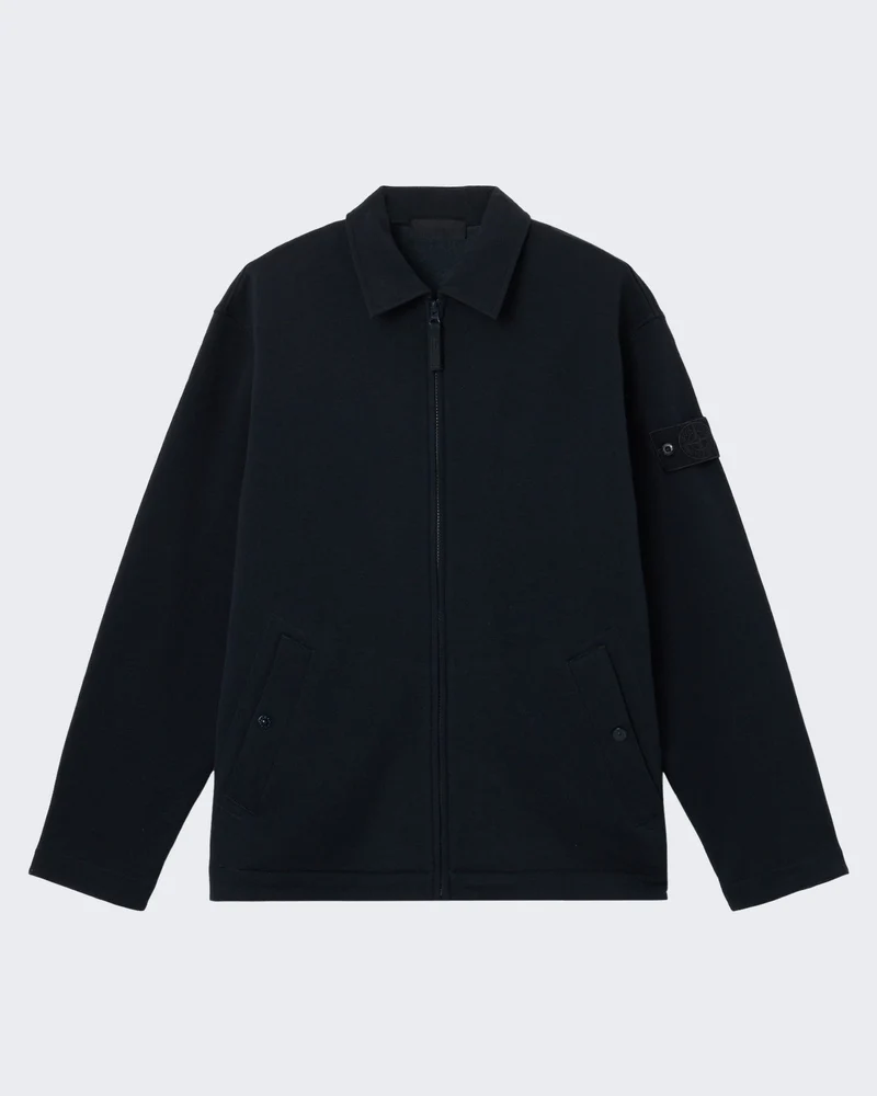 Heren Cardigan met rits in Blauw