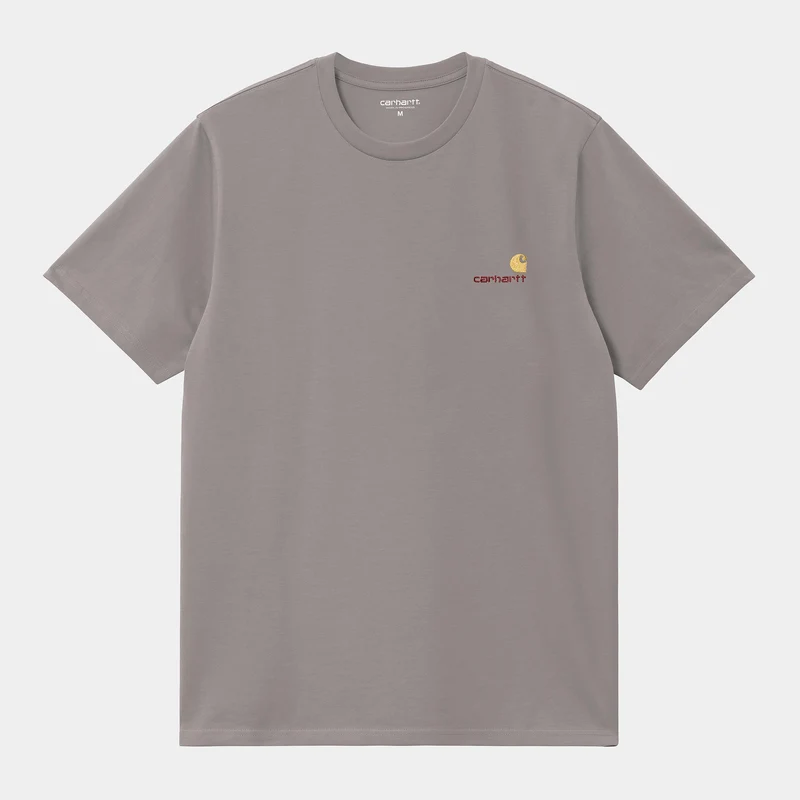 Carhartt WIP Heren T-shirt met korte mouwen American Script T-shirt - Yosemite