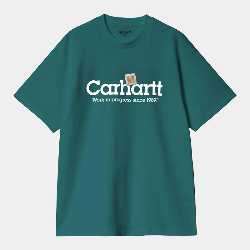 Carhartt WIP Heren Label Script T-shirt - Malachiet