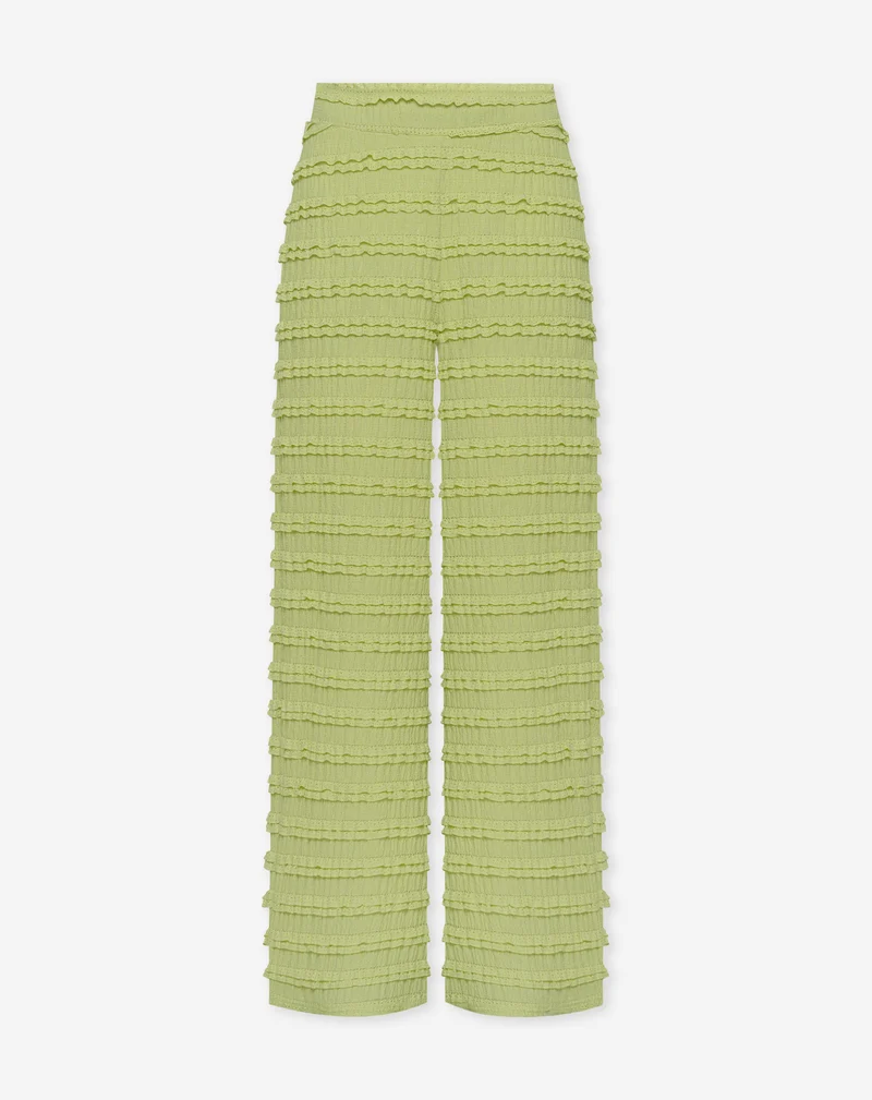 MICKY RUFFLE PANTS TALL GROEN