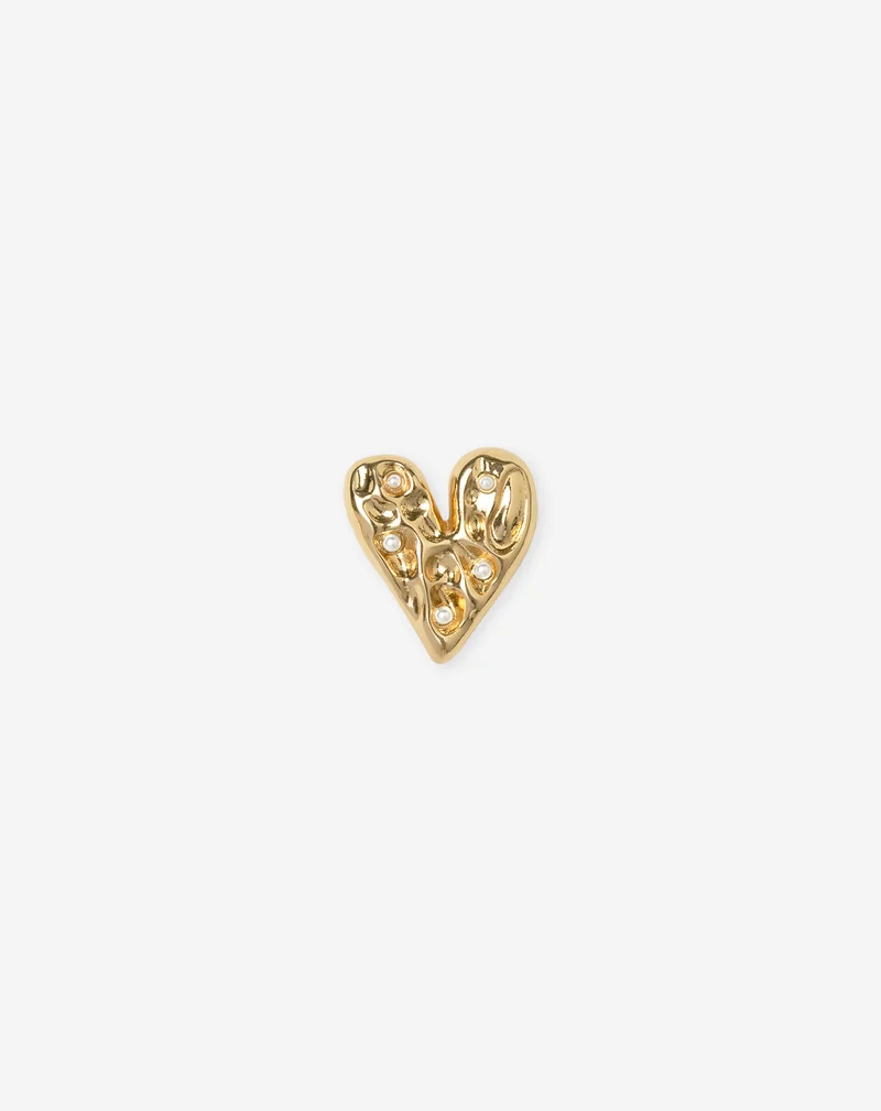 PEARLY HEART BROCHE