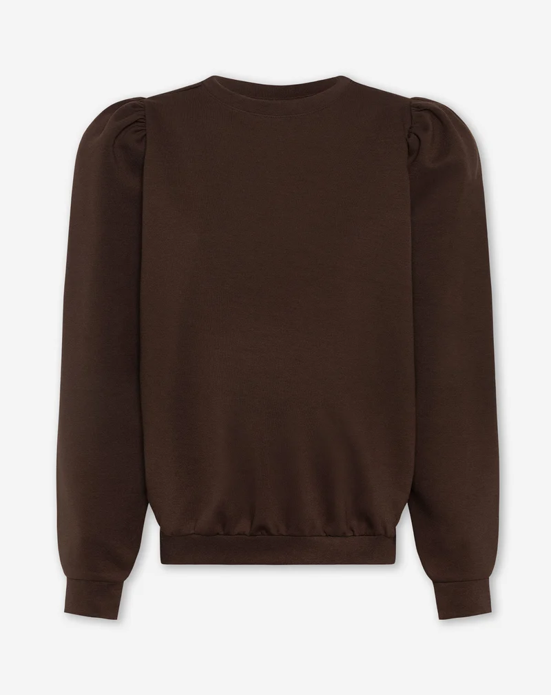 SCUBA PUFF SLEEVE SWEATER MATERNITY BRUIN