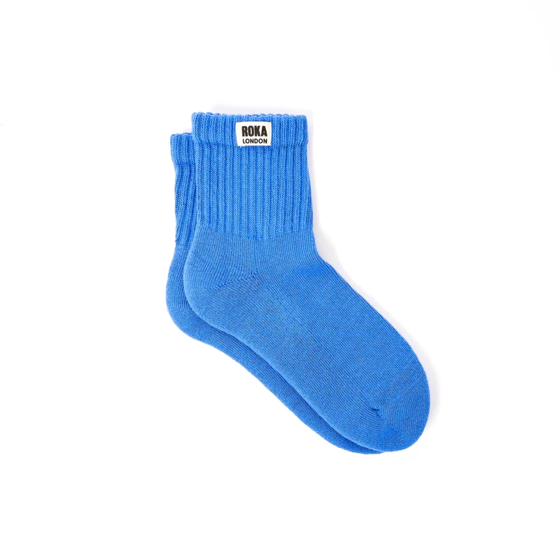 ROKA Windsor biologisch katoenen sokken | Malibu Blue