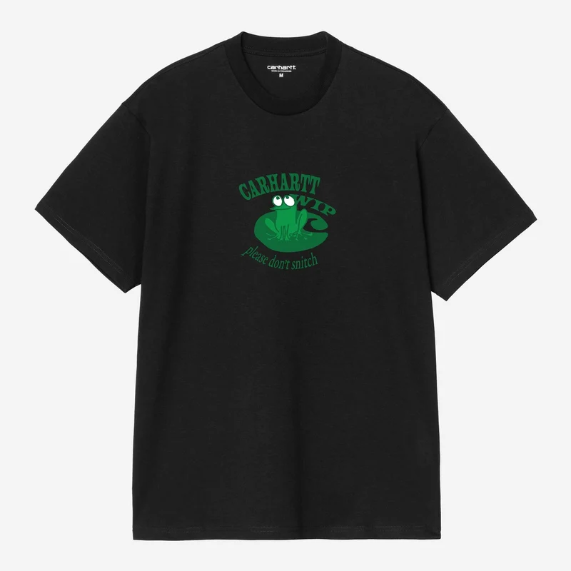 Carhartt WIP Heren T-shirt "Don't Snitch" | Zwart