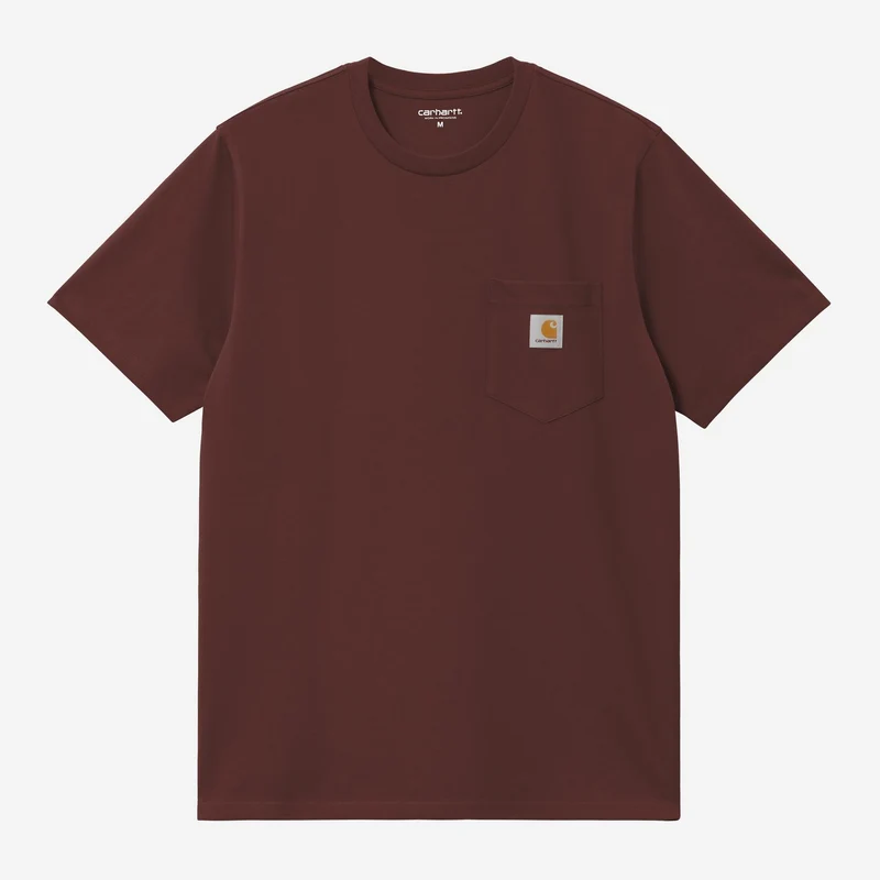 Carhartt WIP Heren T-shirt met borstzak | Amarone