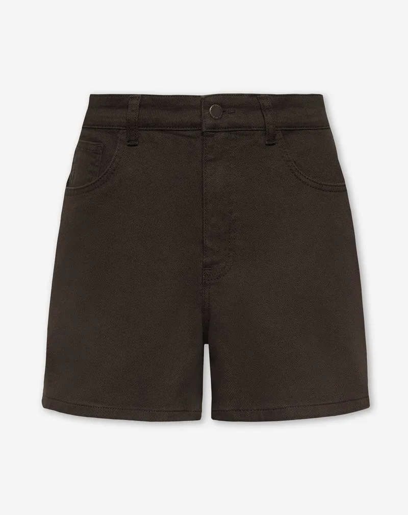 COMFORT MOM DENIM SHORT BRUIN