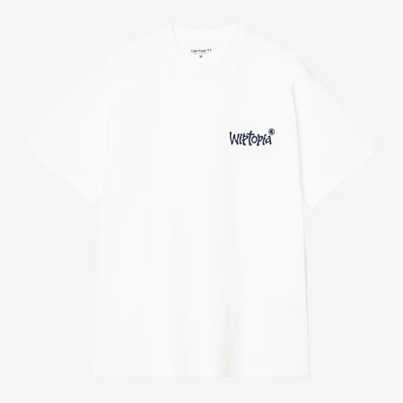 Carhartt WIP Heren Wiptopia Script T-shirt | Wit