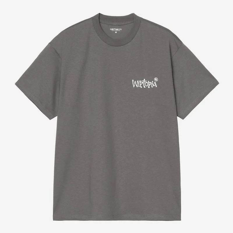 Carhartt WIP Heren Wiptopia Script T-shirt | Porphyry