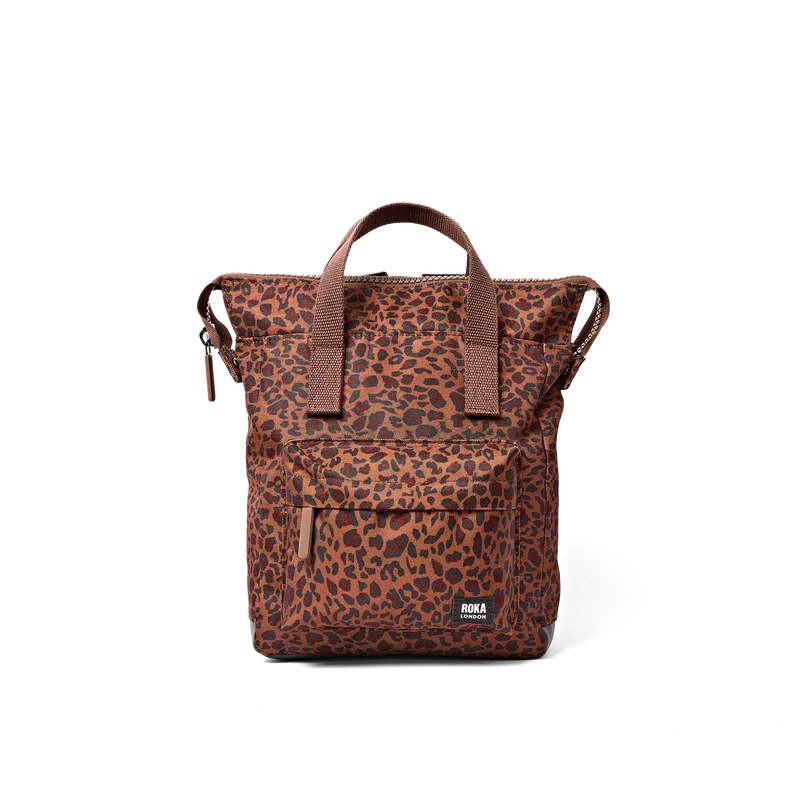 ROKA Bantry B Mini Leopard Kleine Tas van Gerecycled Canvas