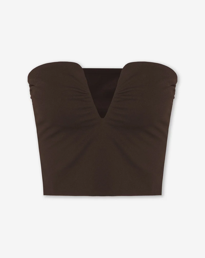 RUBY STRAPLESS TOP BRUIN